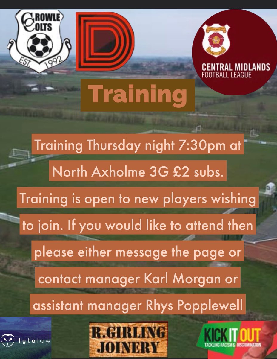 CrowleDevs's tweet image. Preparations are already starting for next season.
If you want to come and join to club and be a part of the project we’re trying to build either pop us a message or speak to the gaffer.
#UPTHEDEVS 🔴⚫️