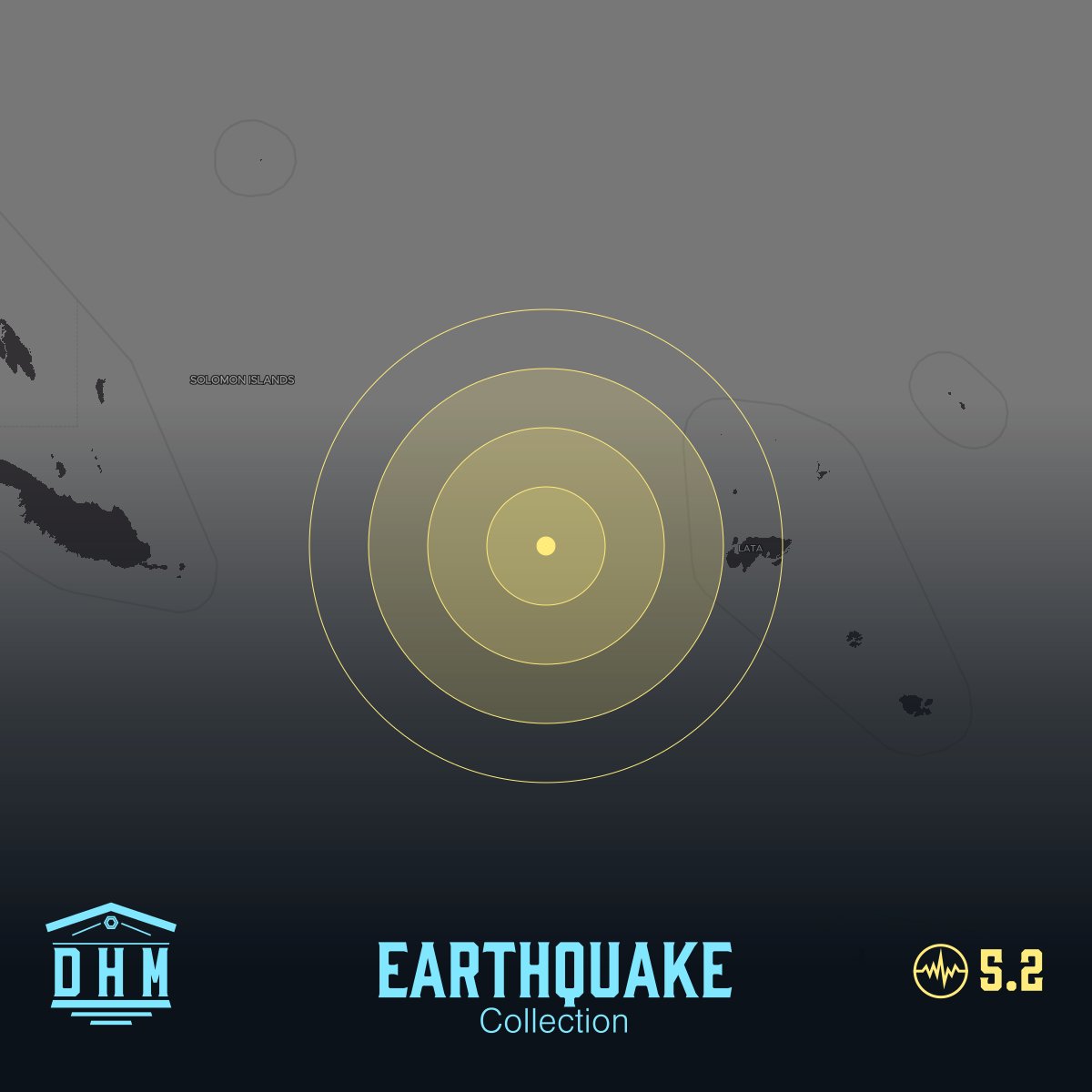 DHM_Alerts's tweet photo. M5.2 earthquake auto-minted a new #NFT for @datamuseum

M5.2 #earthquake 124 km W of Lata, Solomon Islands that occurred at 2023-03-23T06:12:17.735Z.

🔬  https://t.co/uegySQPDyq
📰  https://t.co/jMMnqoTPET

#algorand #history #seismology https://t.co/TmYcG2WsvH