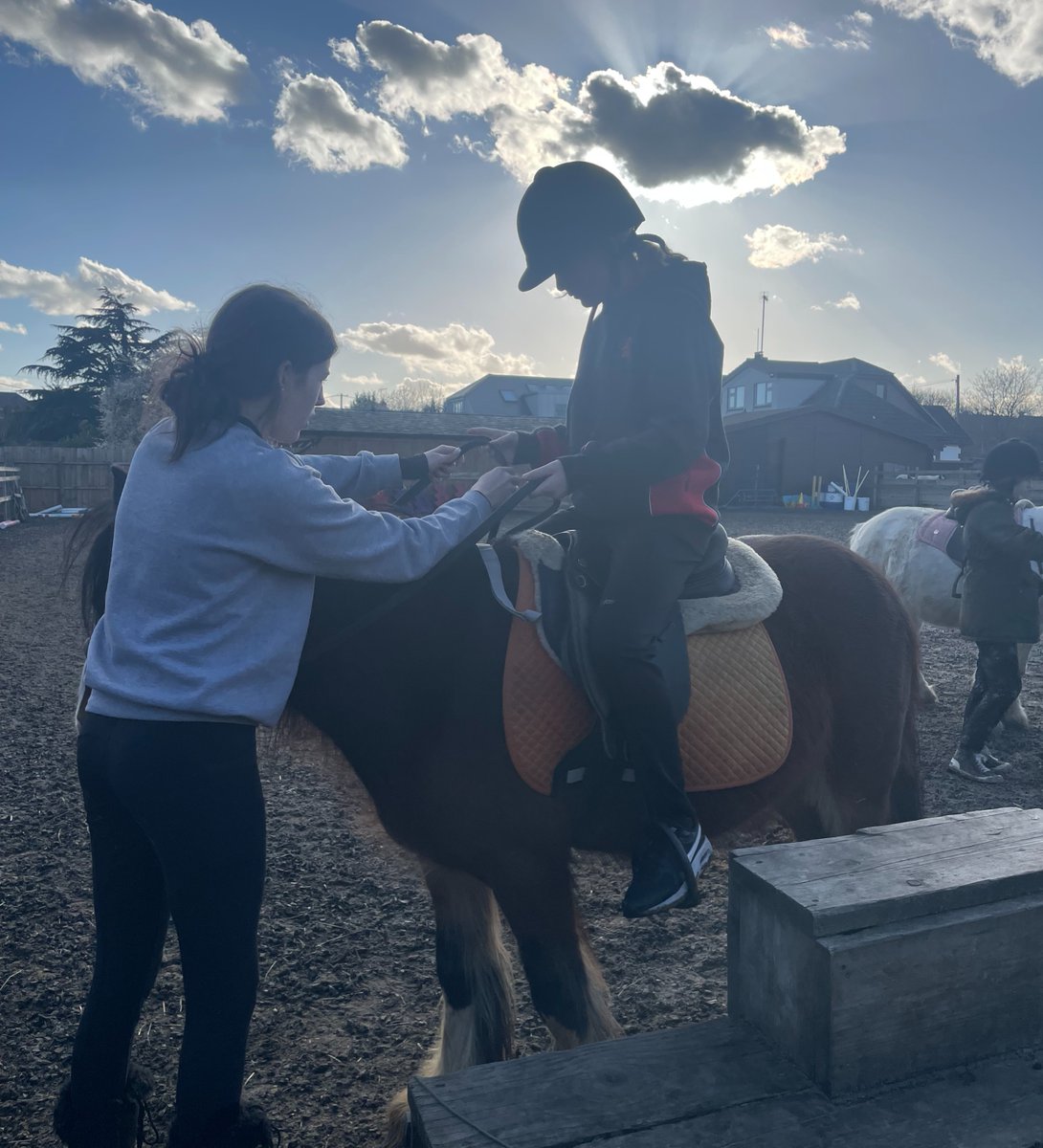 #Year7 and #Year8 students have been showcasing their impressive #Horse riding skills at Ramblers riding school! Well done to all! #KingJohn #KingJohnSchool #KJS #Benfleet #Zenith