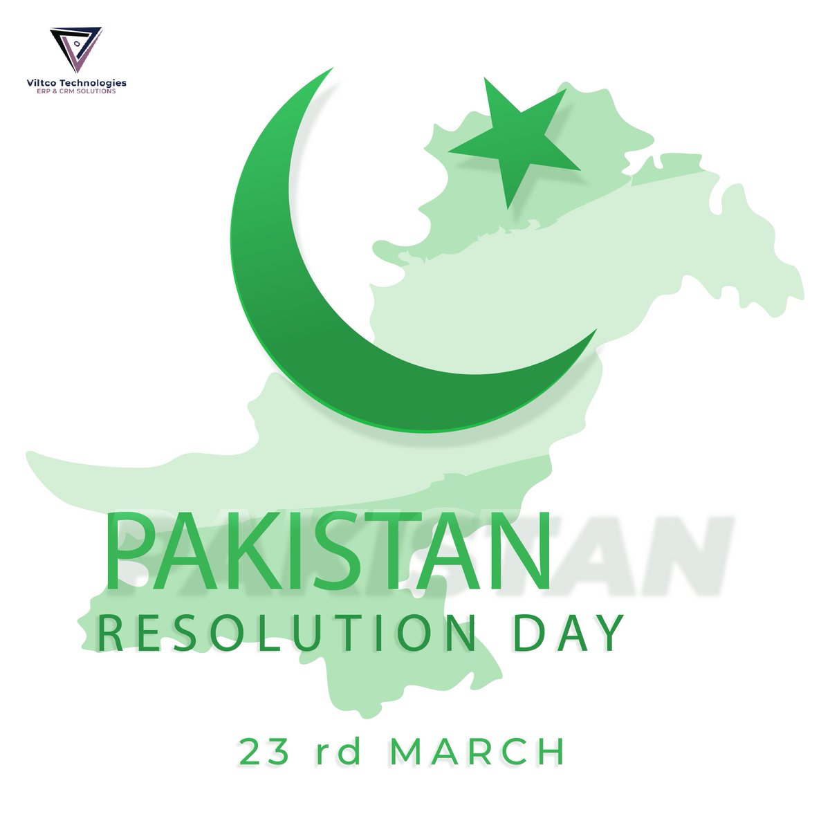 viltcosolution's tweet photo. On 23rd March, #Pakistan_Resolution_Day is celebrated each year to acknowledge the courageous efforts of our ancestors in providing us with a place to call our homeland🇵🇰❤
Viltco Technologies wish you all a #Happy_Pakistan_Resolution_Day
#viltco #viltcotechnologies #PakistanDay https://t.co/B7e9V1UcZi