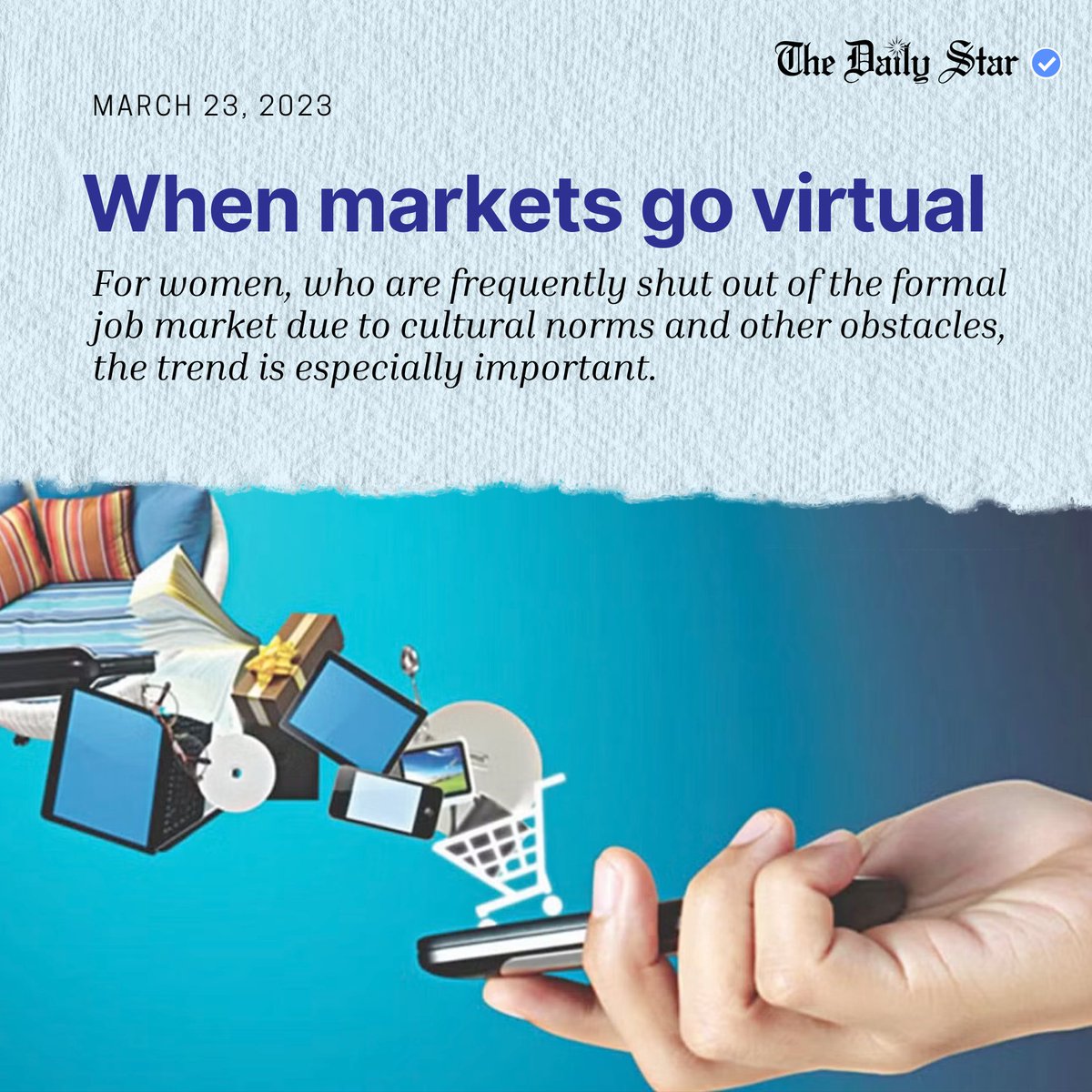 dailystarnews's tweet image. Read the full story: cutt.ly/k4ErLfw 
#virtualmarket #fcommerce