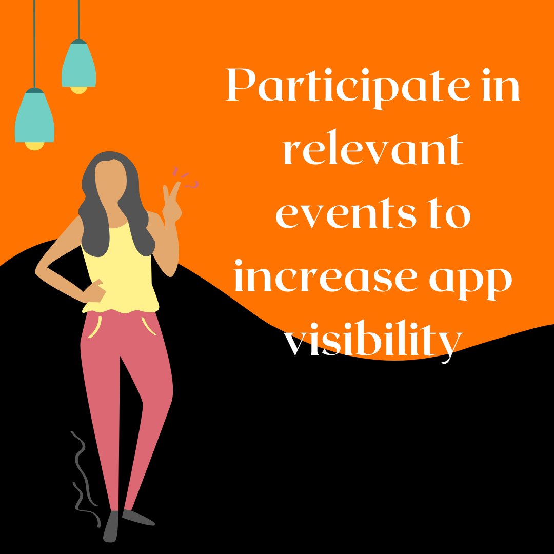 AppGrowthTips23's tweet photo. "Get your app noticed in the crowd! Participate in industry events to increase its visibility and reach a wider audience."

#eventmarketing #appvisibility #brandawareness #networking #apppromotion https://t.co/Hx57Mx6KNy
