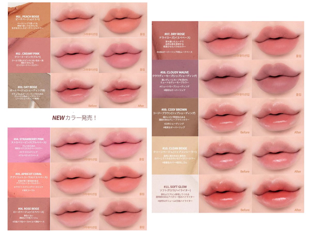 韓国リップ　まとめ売り　10本 楽天市場】☆神NEWカラー☆[keybo]ドトムリッププラスプランパー