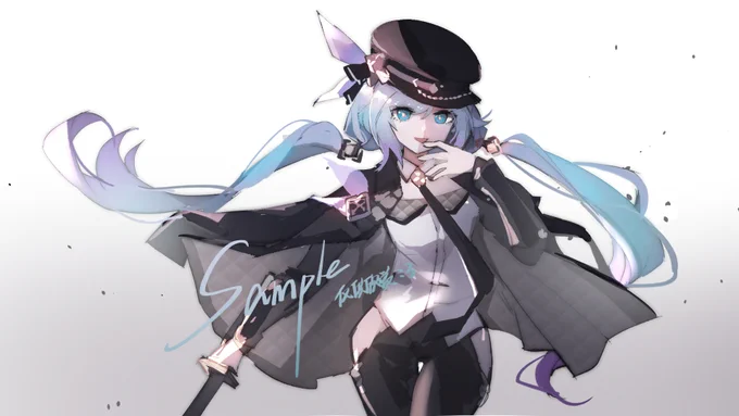 ブルーすきw今月の依頼イラストです! 