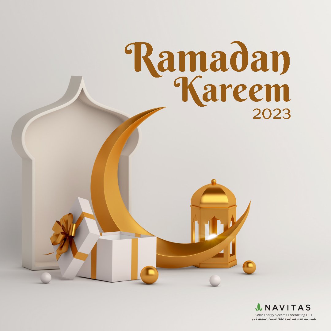 NavitasSolarEng's tweet photo. Ramadan Kareem! May this be the month of purity and peace. May this be the month of getting closer to Allah! https://t.co/riB052ZUPP