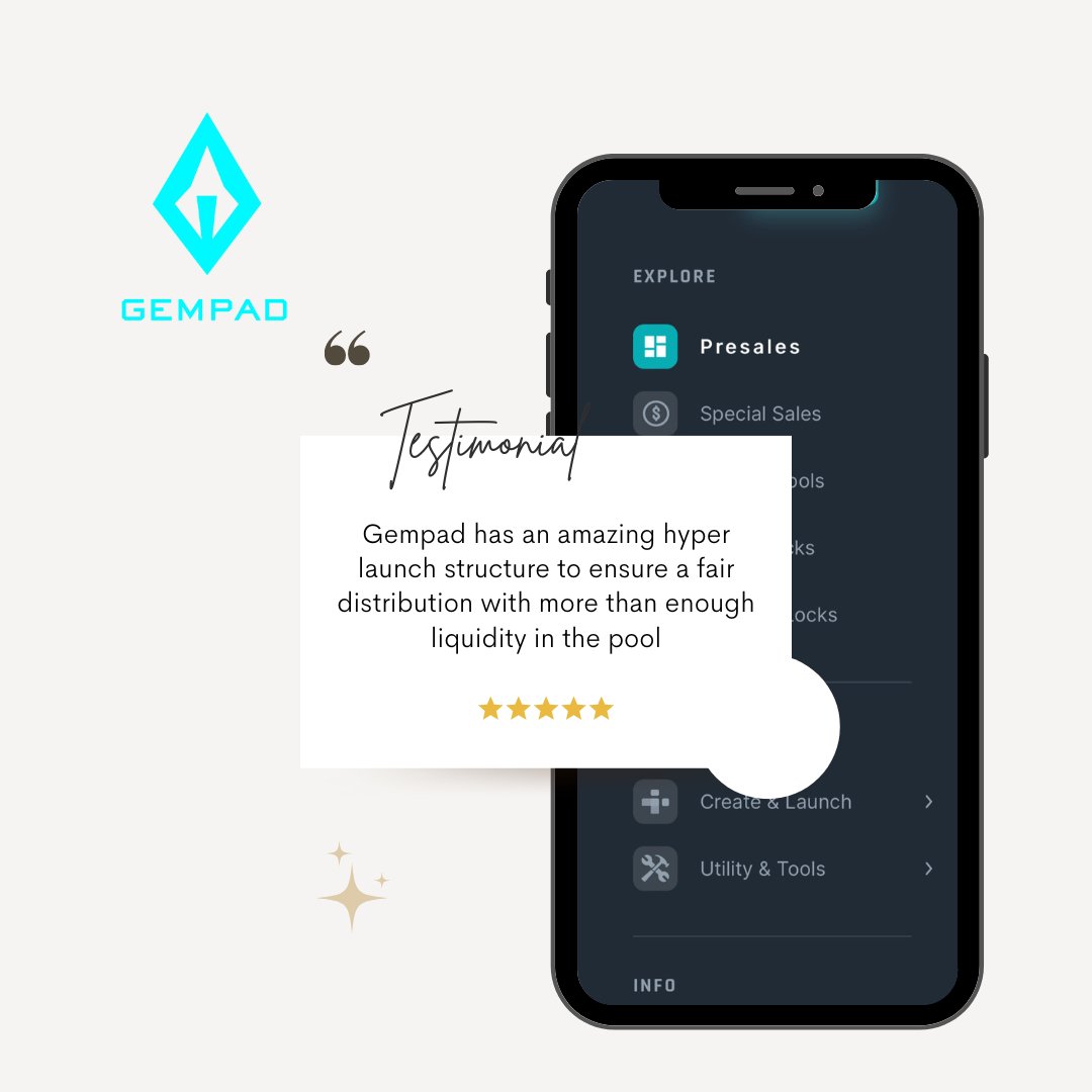 gempad_app's tweet photo. 👉💥 More positive reviews from our users.🥰
🙏Thanks for taking the time to give us your feedback, we love it when receive comments such as these!🥂🫶
#Launchpad #DeFi #Presale #Fairlaunch #Hyperlaunch #Arbitrum #ARB $ARB #Gempad https://t.co/thOF9ypMnN