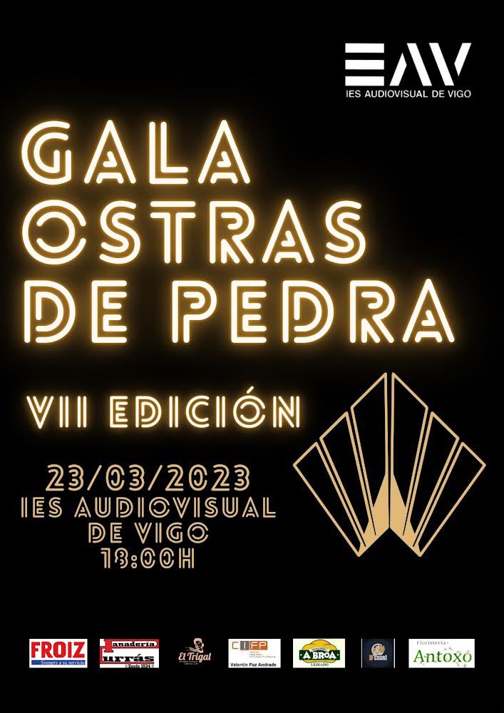O Eav vístese de gala para entregar as “Ostras de pedra” aos mellores proxectos audiovisuais realizados polo noso alumnado