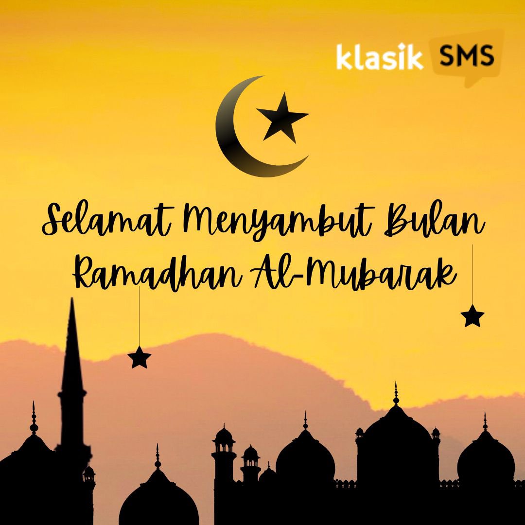 klasiksms's tweet photo. Selamat menunaikan ibadah Puasa Ramadan. https://t.co/U7qOBxWMZo