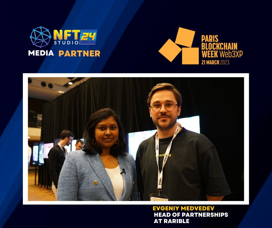 blockza_io's tweet image. 🗼Paris lovers, get ready for #PBW2023 @ParisBlockWeek ! 🗼 Meet Evgeniy Medvedev, Head of Partnerships at @Rarible, and catch up with all the exclusive updates on @nftstudio24. Don&apos;t miss out on this epic #ParisBlockWeek and join the hype! 🤩🙌  #Rarible #NFTs #Crypto