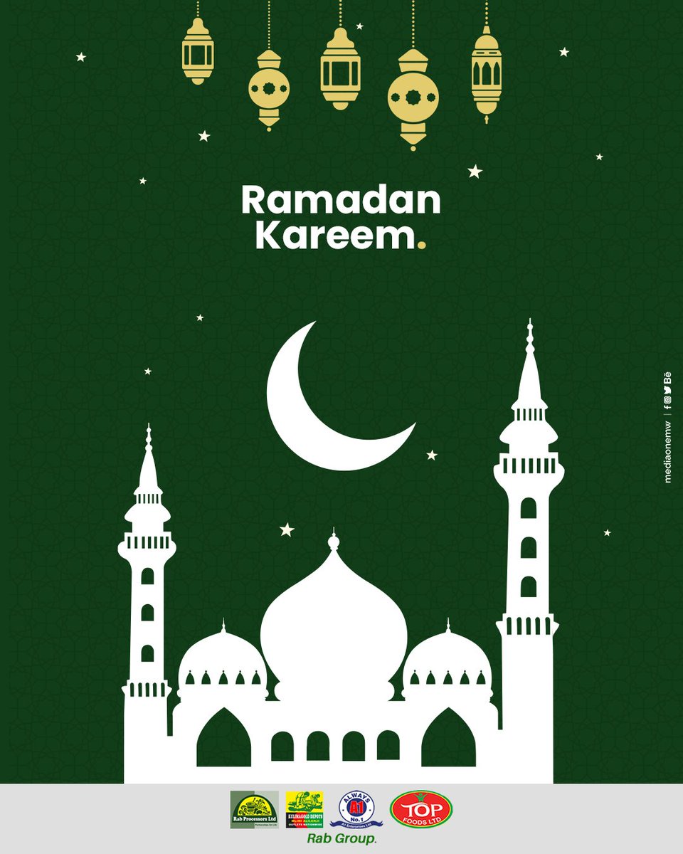 May Ramadan bring you prosperity and joy!🌙 

#RabProcessors #rabproccesors #ramadankareem #happyramadan🌙 #mediaonemw #malawi🇲🇼