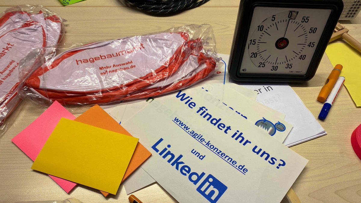 Agiles Mindset und agile Methoden für alle im Konzern anbieten. Agile Führung im Leitbild verankern. Inspirierendes #meetup agile@Konzern. Danke @Meyer2Manfred für die Orga. #agile #innovationforeveryone #servantleadership