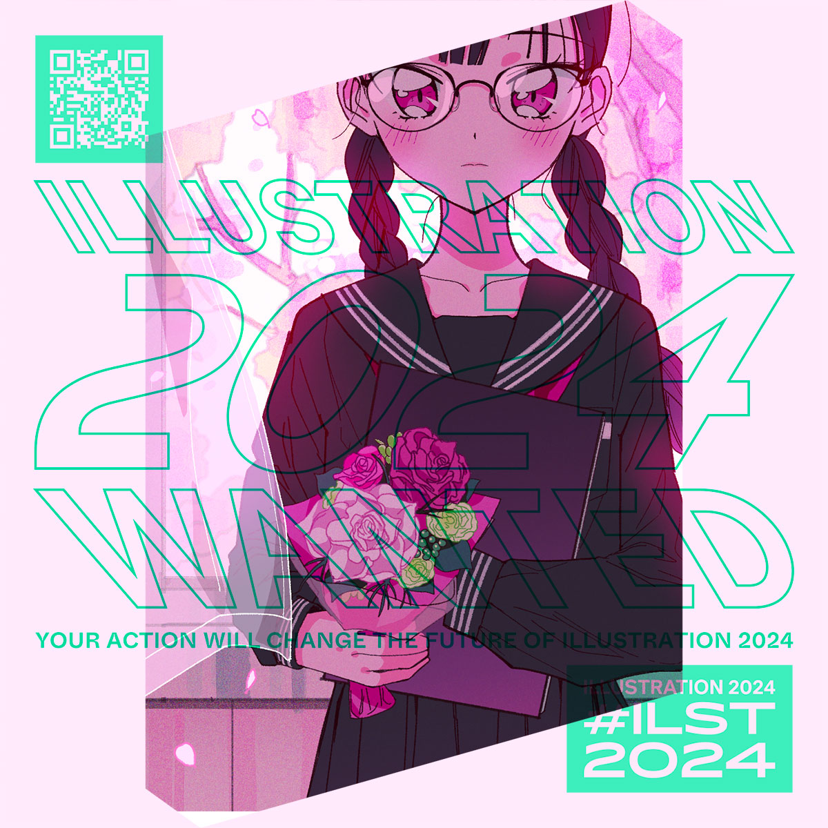 「ILLUSTRATION 2024の掲載作家募集に自分を推薦しました。漫画家から」|ひみつ💚絵修行中のイラスト