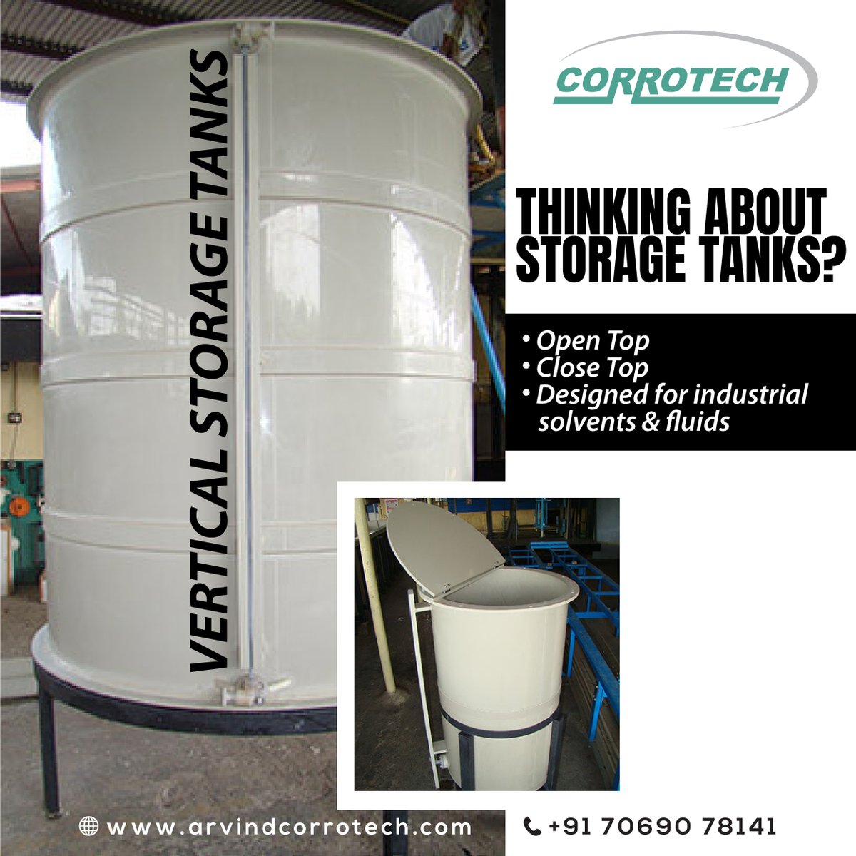 arvindcorrotech's tweet photo. The Horizontal Storage Tanks are available in various dimensions. At the same time, we also hold the expertise to deliver customized tanks. Check it out now!     
#arvindcorrotech #ahmedabad #India #engineering #storagetank #squaretank https://t.co/NeyexSlrwa