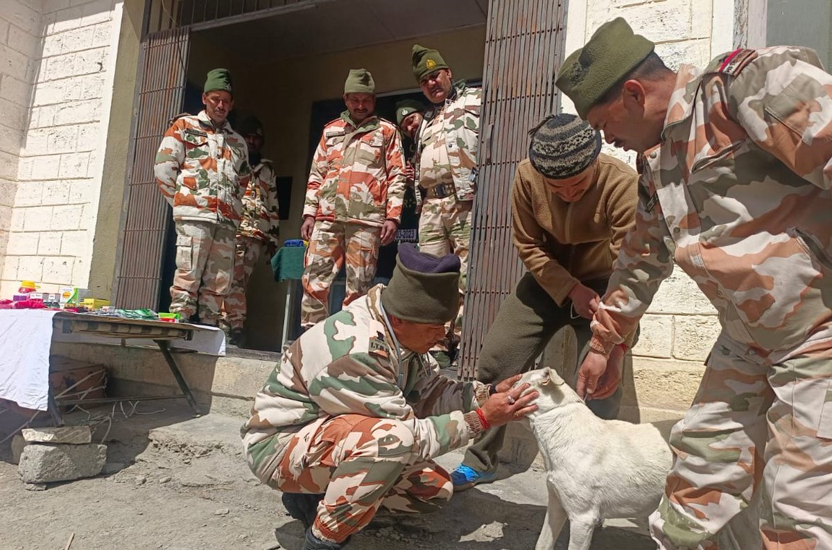 ITBP on Twitter "Free medical and veterinary camps under the civic