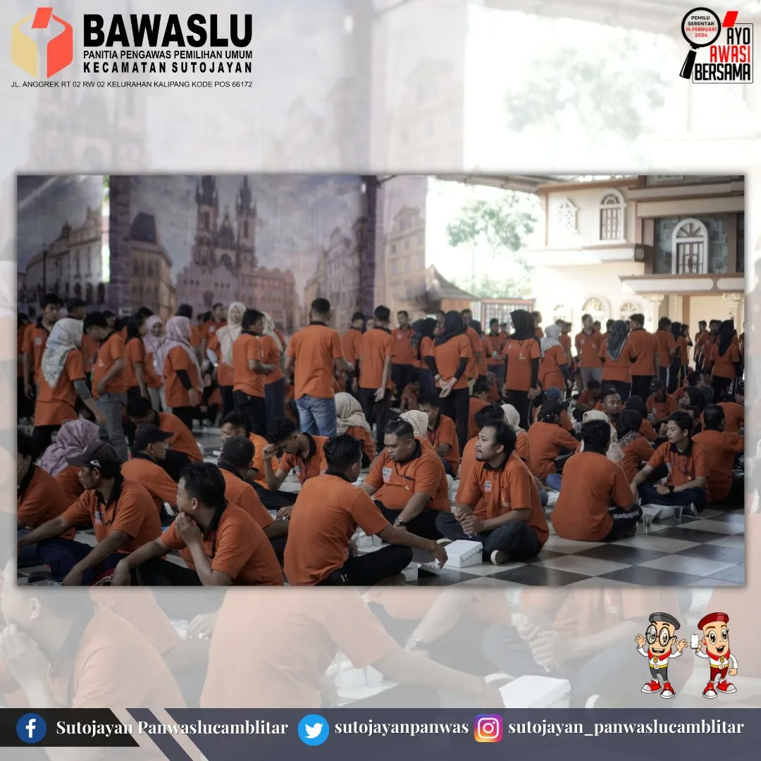 sutojayanpanwas's tweet photo. -Bersama Rakyat Awasi Pemilu-
-Bersama Bawaslu Tegakkan Keadilan Pemilu-
-------------------
#panwaslukecamatansutojayan
#bawaslukabupatenblitar
#bawaslumengawasi
#bawasluberkolaborasi
#ayoawasibersama
#pemilu2024
#sutojayan
#jarimuawasipemilu https://t.co/hHLXcz2UaC