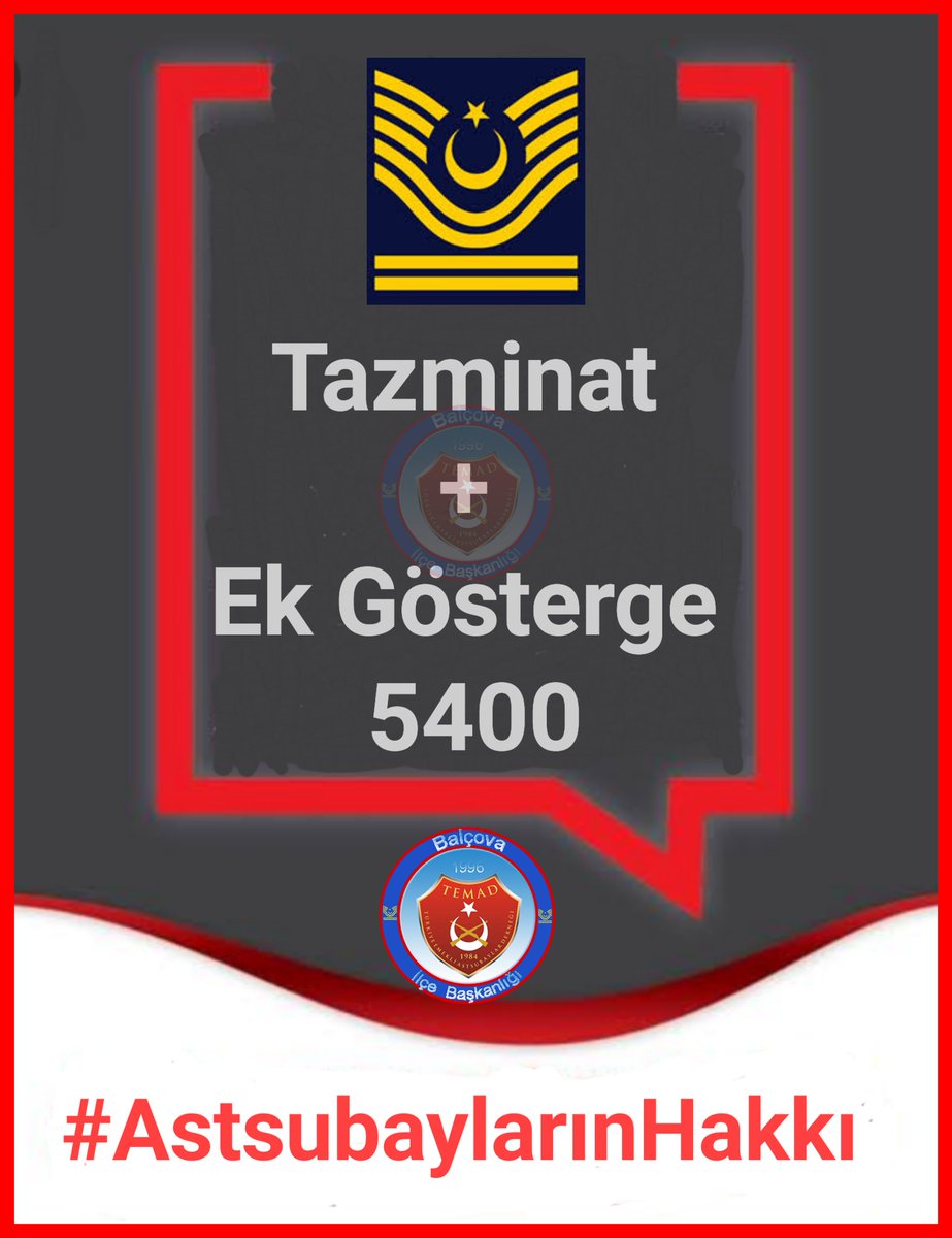 HASAN_CAYLAK_'s tweet photo. #AstsubaylarElele
Astsubayların Tazminat ve 5400 Ek Gösterge Hakları Acilen Verilmelidir. Çünkü; Geçen Her Saniye, Hakkın İhlali ve İhmalidir.
@RTErdogan
@NureddinNebati
@suleymansoylu
@tcsavunma
@kilicdarogluk
@mustafaelitas
@fuatoktay
@AhmetAYDIN_02
@HMBakanligi
@meral_aksener https://t.co/NTDjwoW0vT