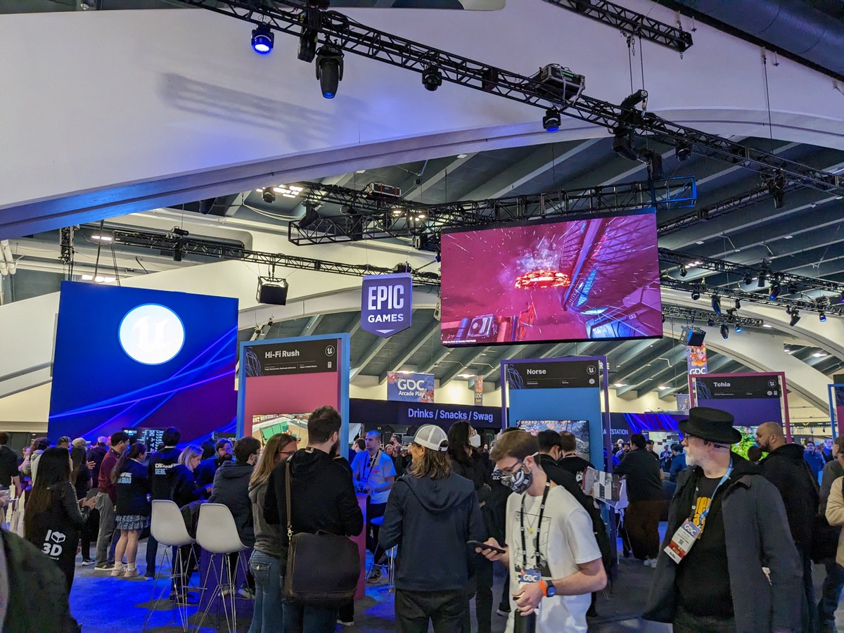 Kapezit's tweet photo. What a day!! GDC 2023. It's all about the people. I'm super ready for another day tomorrow. https://t.co/nBKyFuRoLU