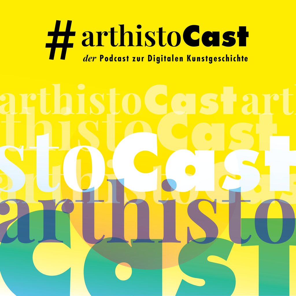 KlusikEckert's tweet photo. Da ist es: das Cover des Wissenschaftspodcasts #arthistoCast ! #digitaleKunstgeschichte #digiKG https://t.co/8nYbVAKG0H