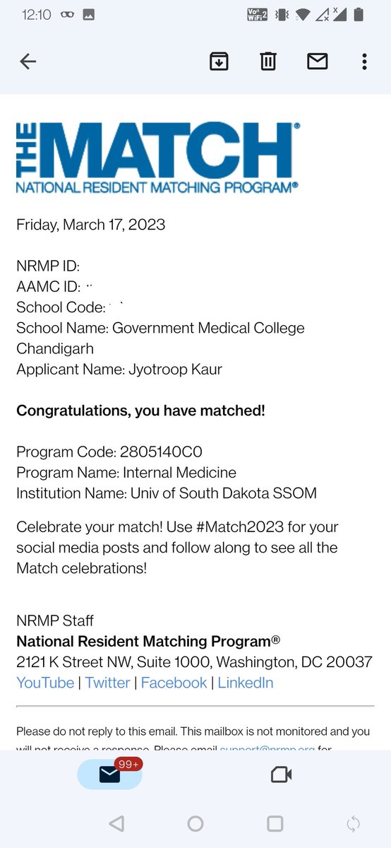 Excited for my next adventure!! 🎉 Internal Medicine - here I am ✌️
Super glad to join the talented group of interns @USD_SSOM_IM 
@TheNRMP #IMGproud #Match2023 
#internalmedicine