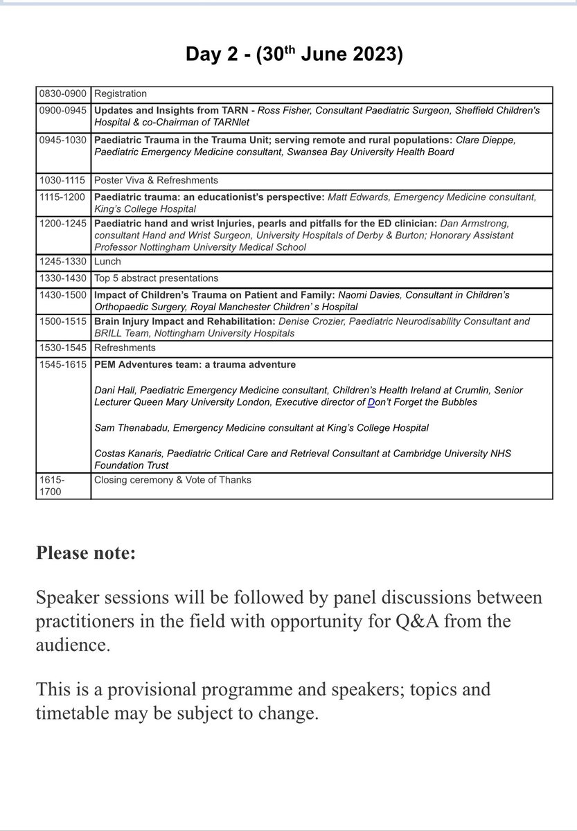 NEPTUNE (@neptuneconf) on Twitter photo #neptune23 Are you ready!!! Draft sequence of Day 1 & Day 2 #trauma #MedTwitter #conference #paediatric #education #research #network <a href="/HeadSmartFellow/">Sharna (also on Bluesky)🎗</a> <a href="/clare_dieppe/">Clare Dieppe</a> @TeamNUH <a href="/nottmhospitals/">Nottingham University Hospitals</a> <a href="/EMTAevents/">EMTA</a> <a href="/EM3FOAMed/">EM3FOAMed</a> <a href="/RCollEM/">Royal College of Emergency Medicine</a> #neptune23 Are you ready!!! Draft sequence of Day 1 & Day 2 #trauma #MedTwitter #conference #paediatric #education #research #network <a href="/HeadSmartFellow/">Sharna (also on Bluesky)🎗</a> <a href="/clare_dieppe/">Clare Dieppe</a> @TeamNUH <a href="/nottmhospitals/">Nottingham University Hospitals</a> <a href="/EMTAevents/">EMTA</a> <a href="/EM3FOAMed/">EM3FOAMed</a> <a href="/RCollEM/">Royal College of Emergency Medicine</a>