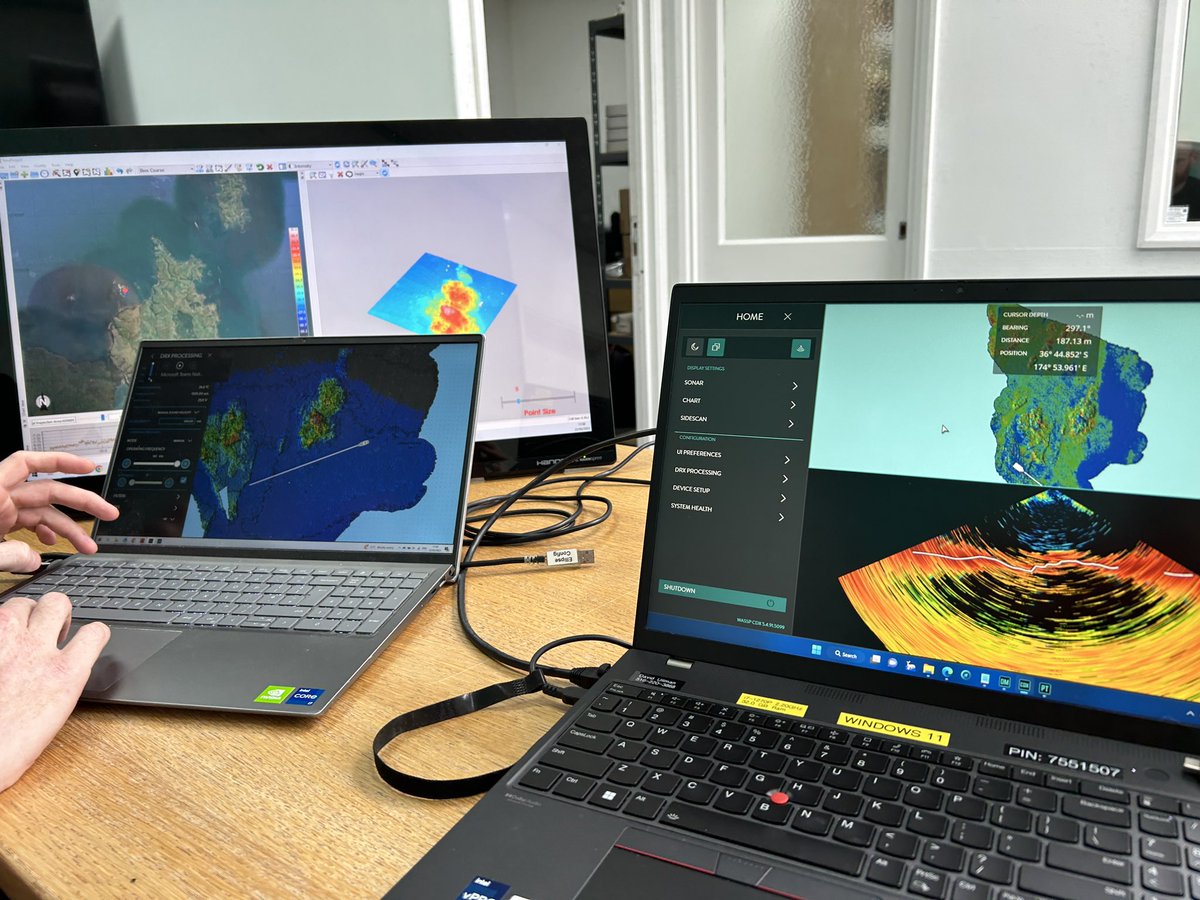he second day of training on the <a href="/WASSP_global/">WASSP</a> S3 multibeam was focused on the software and integration with third-party processing programs such as BeameorX or Hysweep.   

#multibeamsurvey #maritimearchaeology #marinesurvey #sidescansonarsurvey