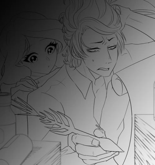 リハビリに描いてたけど線だけで満足しかけている 