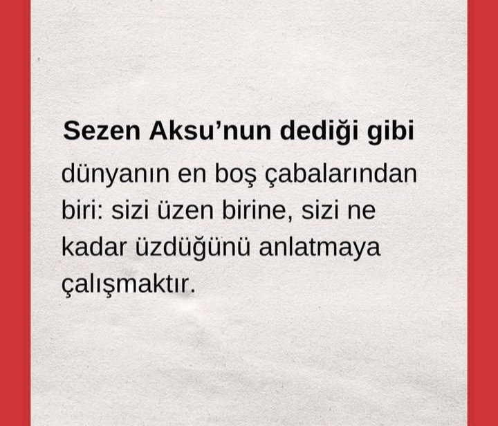 Haklısın Sezen 👍