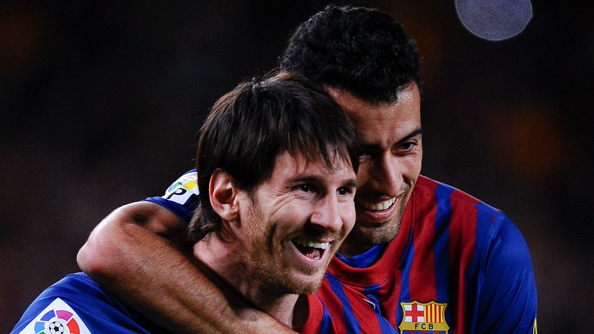 Barça Buzz on Twitter " Sergio Busquets and Lionel Messi, as well as their families, continue