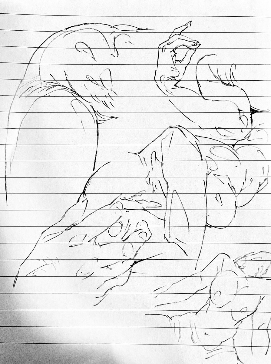 シャーペンで短くてちぎったような線引くの気持ち良い 