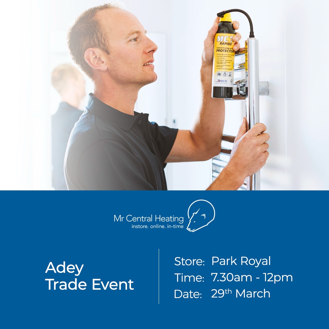 MrCentralHeatin's tweet image. Pop down to our Park Royal branch on Wednesday 29th from 8am catch up with your local @ADEY_Pro rep.
ow.ly/m4im50NoTLy
#MrCentralHeatingParkRoyal #Adey #SystemProtection #LondonPlumbers