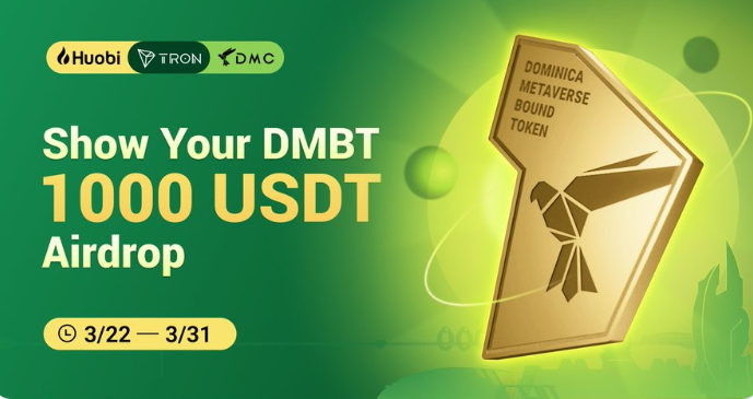 weexchanges's tweet photo. 穿越到多米尼克虚拟世界！Mint＆Show DMBT赠品！输入分享 $1000 ：
✅1. 铸造您的 #DMBT
✅2. 使用 DMBT 图片发表评论
✅3. 转发 + 关注 
@火币全球
填写表格https://t.co/96PmhRqtHH 👇
#火币注册：https://t.co/GfCGaqL9MK
#火币网 #火必登录

#币圈 诚信 #互fo #互关 #互粉 https://t.co/e9gkYabmbT
