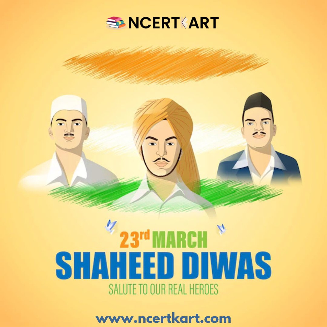 ncertkart's tweet photo. Shaheed Diwas 
Salute To Our Real Heroes

#ShaheedDiwas #ncertkart https://t.co/GXpxAL9atm