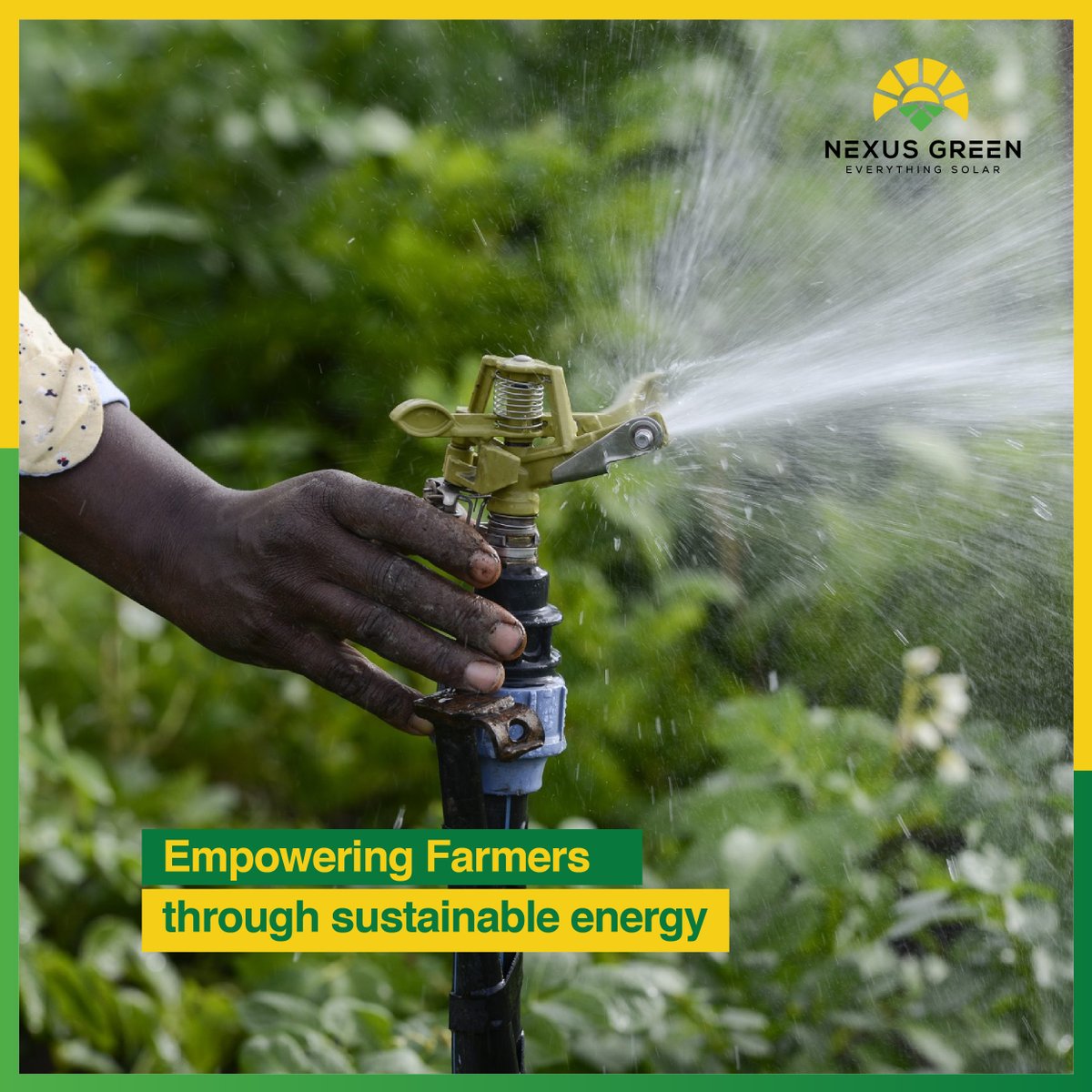 nexusgreenltd's tweet photo. 1/2
We are blanketing the country with over 600 sites of Solar irrigation systems to create wealth within the agriculture sector by introducing smart-agriculture practices and agribusiness development .
#NexusGreen #Everythingsolar https://t.co/OfvZyDpWSs