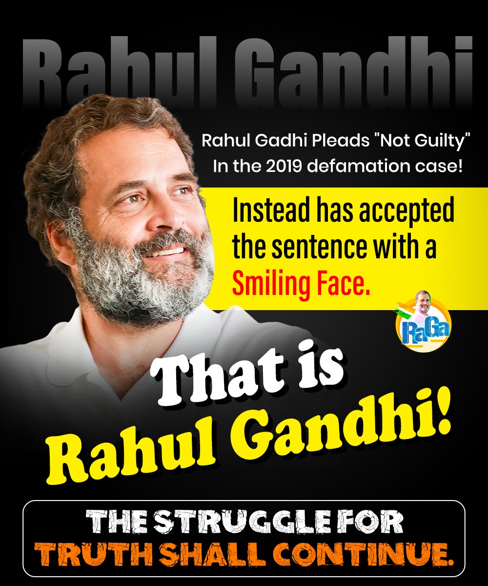 ManuJain_MJ's tweet photo. Shaheed Bhagat Singh ji also did not apologize for the fight for the truth for the country and chose the punishment! 

Rahul Gandhi embraced punishment but did not apologize for telling the truth!

The Nation stands in solidarity with @RahulGandhi.

#GandhiHaiSavarkarNahi https://t.co/zsmZv6bHJ1