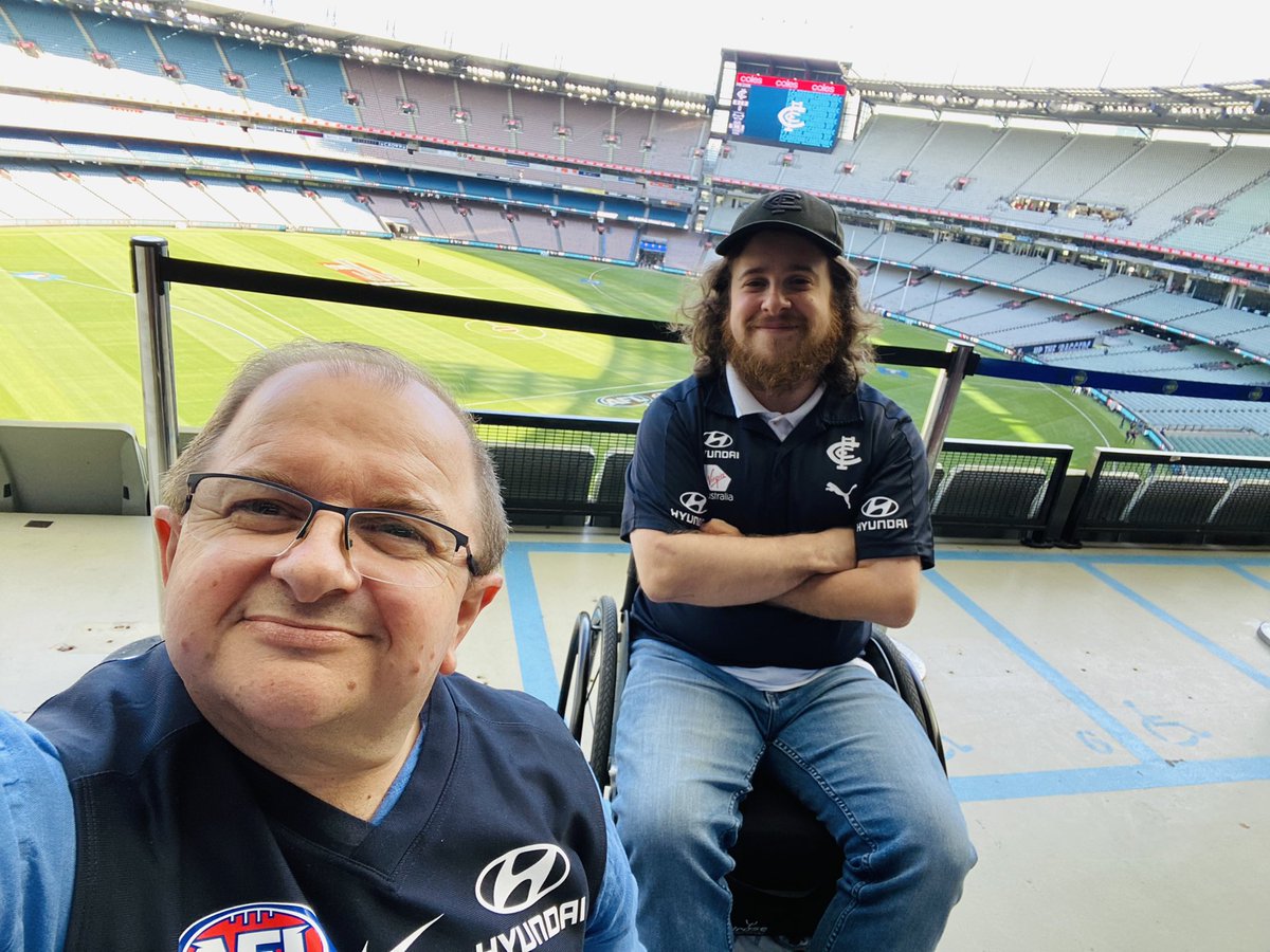 DarrenWheels's tweet photo. A win for accessibility, a win for decency

After the debacle of @FOXFOOTY &amp; @7AFL using disabled bays at the @MCG, the @AFL have agreed to not use these spaces anymore. These seats will be used only by disabled people, at all AFL venues, not just the #MCG

#AFLBluesCats https://t.co/qO7ILfmNbW