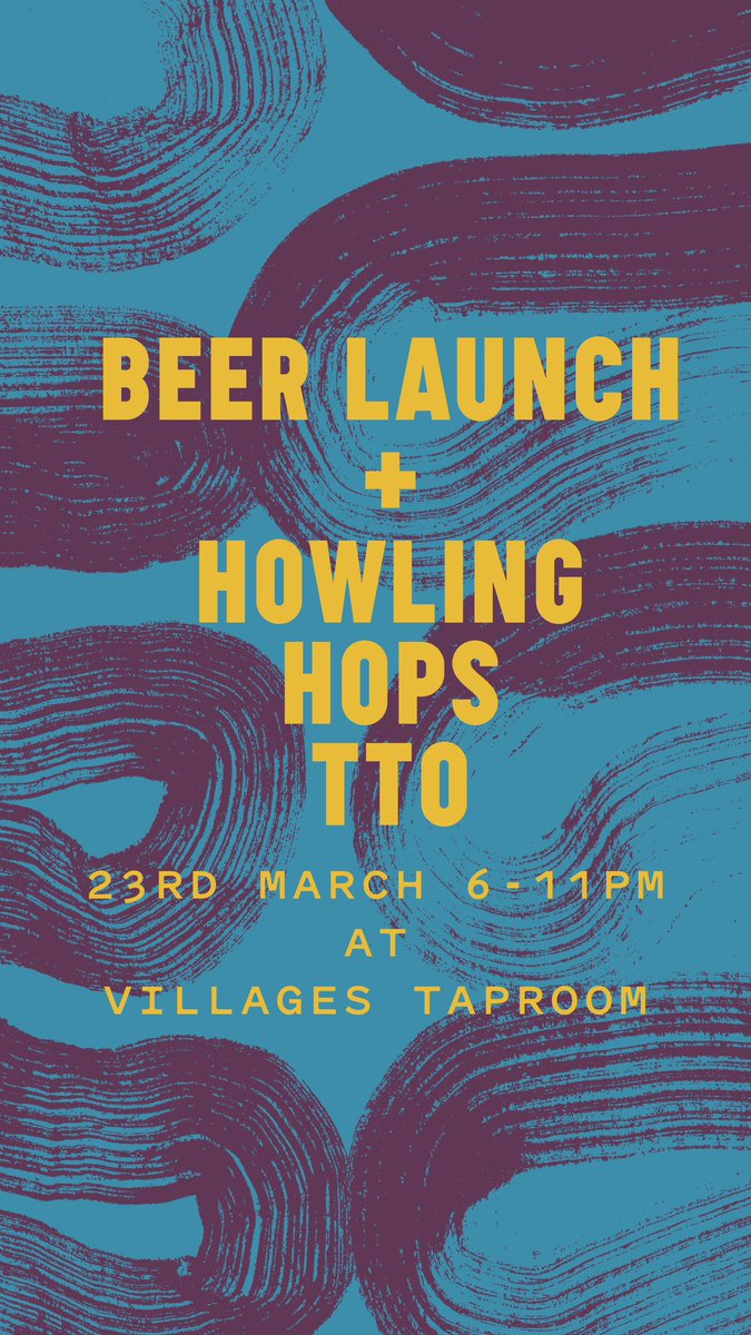 Villages Brewery (@villagesbrewery) on Twitter photo Join us for our lates collab beer launch + TTO with <a href="/HowlingHops/">Howling Hops</a>, today from 6pm.
🌀x3 SPESH HH TAPS 🍻
🌀DEEP SWIRL PINTS + CANS🌊
🌀BILLY SPINNING TUNES 🔊
All welcome 🌞
<a href="/VillagesTaproom/">Villages Taproom</a>
~~~~~~~
#Villages #Deptford #brewery #beer #craftbeer #dothingsthatbringpeopletogether Join us for our lates collab beer launch + TTO with <a href="/HowlingHops/">Howling Hops</a>, today from 6pm.
🌀x3 SPESH HH TAPS 🍻
🌀DEEP SWIRL PINTS + CANS🌊
🌀BILLY SPINNING TUNES 🔊
All welcome 🌞
<a href="/VillagesTaproom/">Villages Taproom</a>
~~~~~~~
#Villages #Deptford #brewery #beer #craftbeer #dothingsthatbringpeopletogether
