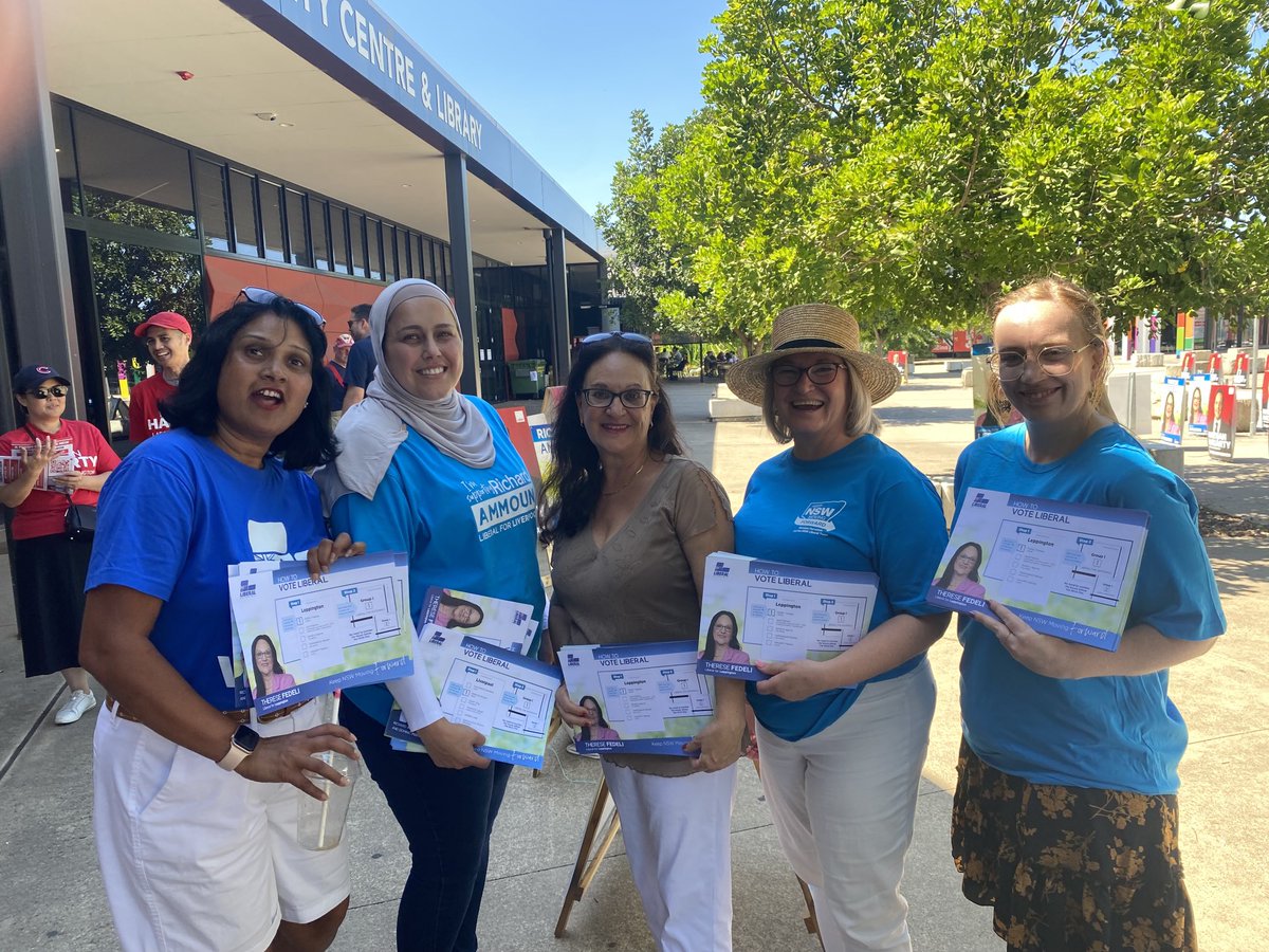 AMacDonaldMLC's tweet photo. #KeepNSWmovingforward. Leppington prepoll
Supporting @ThereseFedeli https://t.co/ovj2jnrceo