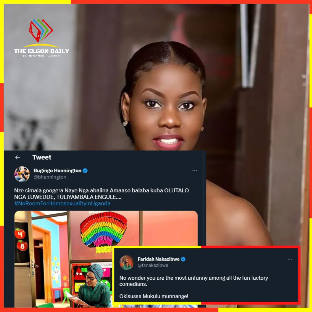 elgondaily's tweet photo. Bugingo Hannington, the MD-Fun Factory acting group in Uganda, claims through his online posts that Faridah Nakazibwe supports homosexuality and LGBTQI. He is continuously pointing fingers and sending messages in her direction, which is making her uncomfortable.
#ELGONUpdates https://t.co/zeK0t5rLvD