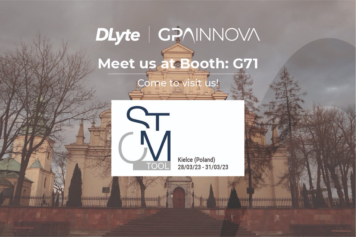 Gpainnova's tweet photo. From March 28 to 31, #GPAINNOVA will be attending #STOMTOOL, in #Kielce, one of the leading trade shows for #metalworking and metal machining in #Poland. ⚙️
Visit us at booth G71 and learn more about our #surfacefinishing solutions! 👋
#STOMTOOL2023, #STOMTOOL23,#DLyte #DryLyte https://t.co/Qd1iG1WCLv