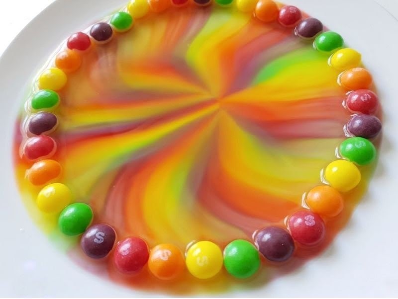 CunninghamSch's tweet photo. As part of Science week, Year 3 were investigating using water. They observed why objects sink or float and experimented with chromatography using pens and skittles 🌈 #chfscience #chfyear3 https://t.co/KVuQB7Pqpp