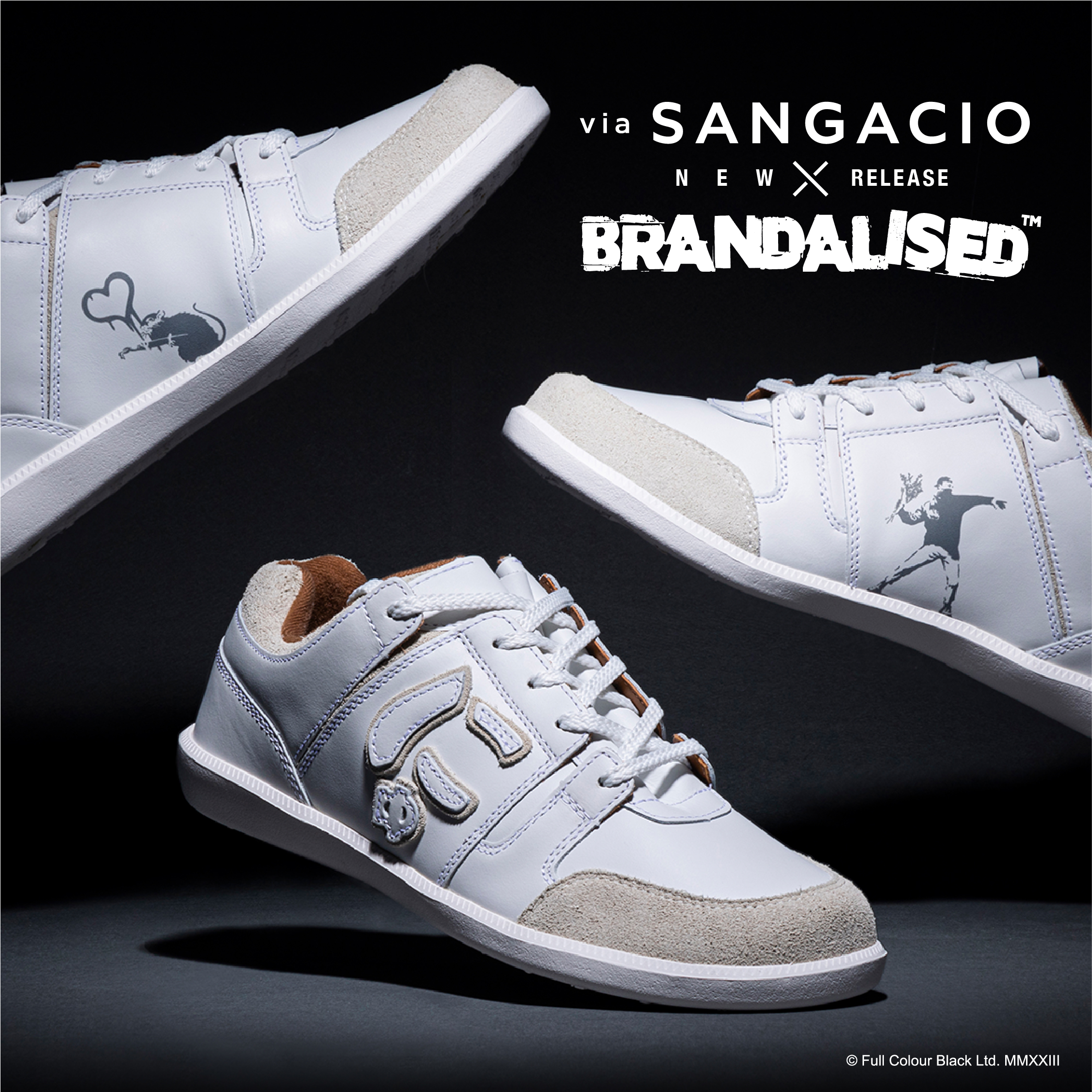 via SANGACIO×BRANDALISED　サンガッチョ　バンクシーモデル