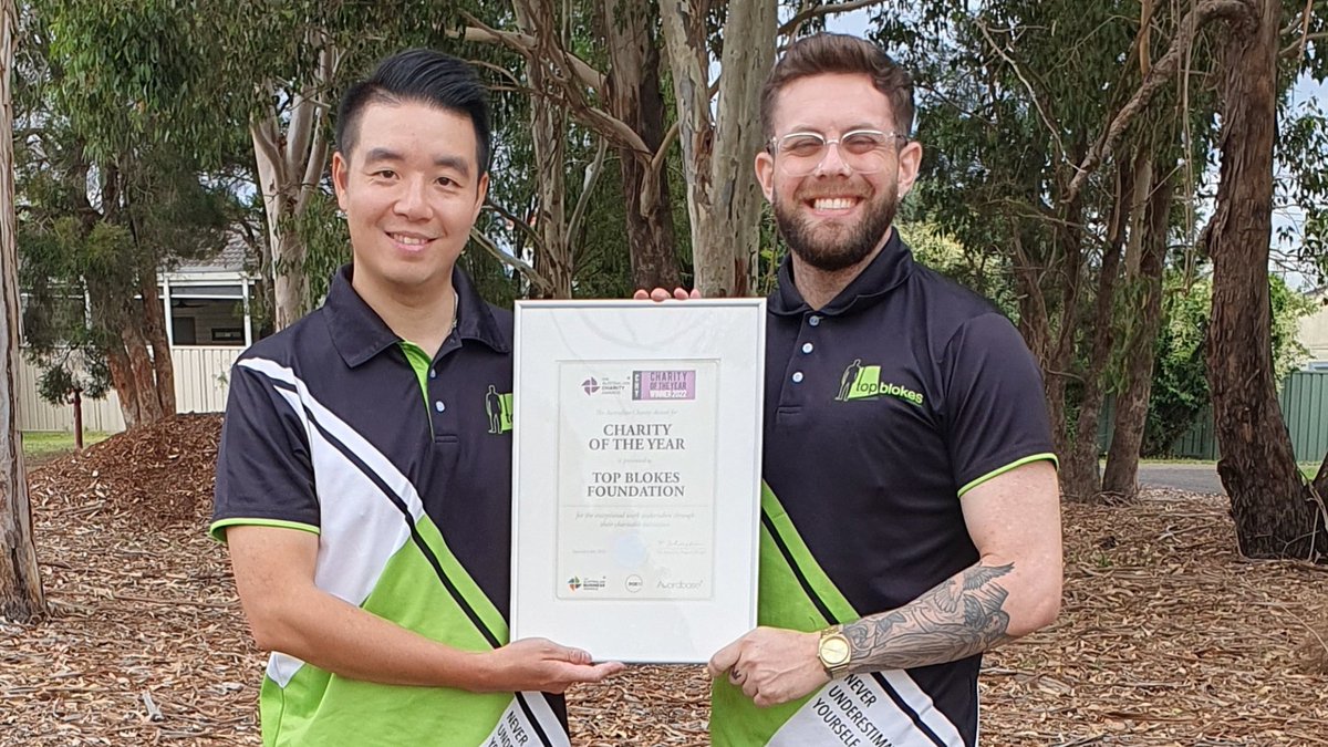 We've been recognised as the #CharityoftheYear by The Australian Charity Awards 2022 🏆🎉 What an achievement for our team and supporters, and a great recognition of the expansive impact our Mentoring Program continues to have on young men: bit.ly/3lHDKid #mentalhealth