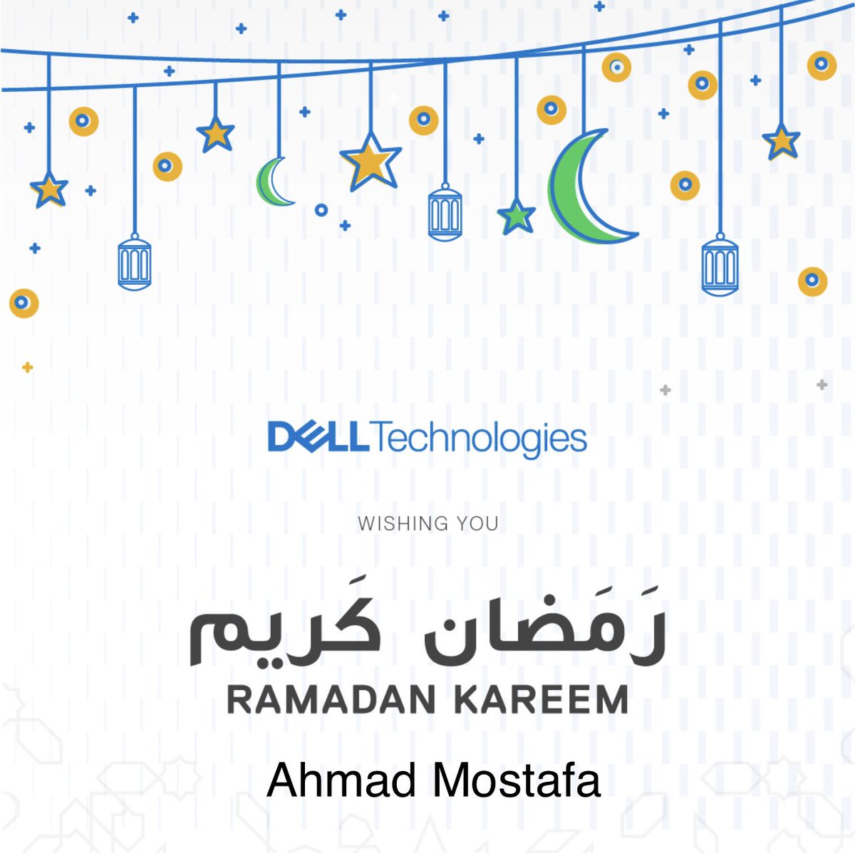 Ramadan Kareem 🌙 for you and your beloved family