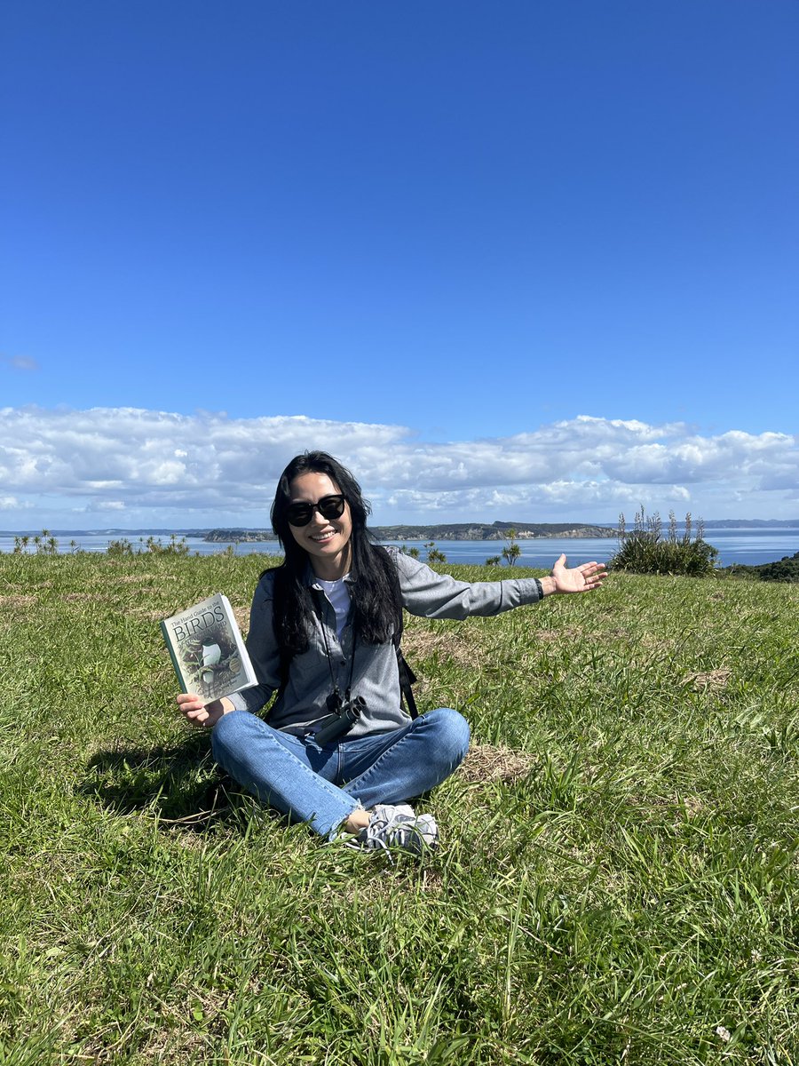 The Korean visitors took my bird book to Tiri Tiri Island today, which they used to identify the birds, and with the lovely weather it looks like they had a great day