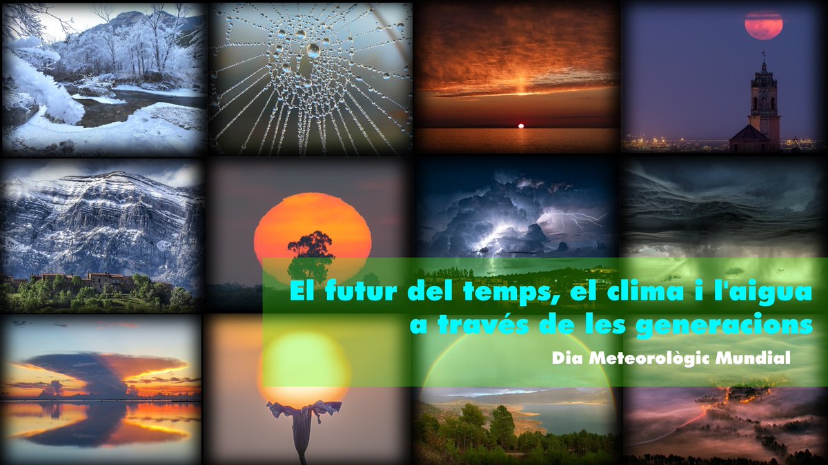 3CatInfoelTemps's tweet photo. Felicitats als homes i dones del temps, als observadors i observadores del cel, als amants la meteorologia. 
🔸 23 de març, Dia Meteorològic Mundial
➡ https://t.co/7khboQVhHe #ElTempsTV3 https://t.co/ZsdyemIJpQ