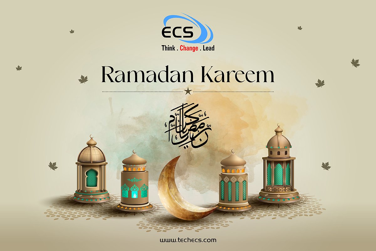 techecsinc's tweet image. ECS Family wishes everyone a Blessed Ramadan !!
Let the spirit of the month remain in your hearts and light up your souls from within.

#ecs #techecs #teamecs #Ramadan2023  #RamadanKareem
