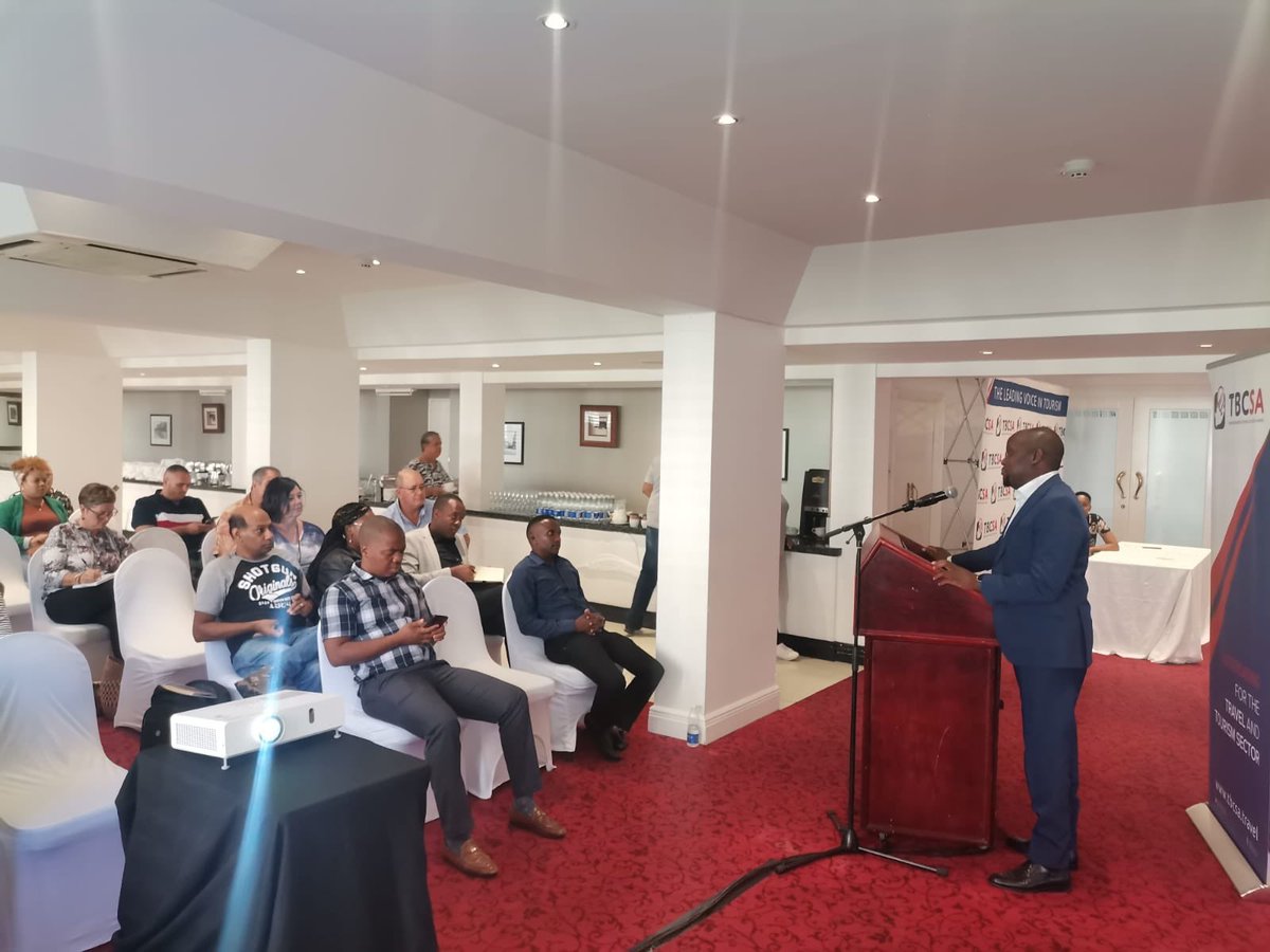 TBCZA's tweet photo. #TBCSA CEO #TshifhiwaTshivengwa addressing our #NPTR roadshow in Cape Town.The roadshow is held in conjunction with the department of Transport to help wheel operators with their operating licenses. https://t.co/HhUOKIK5WT