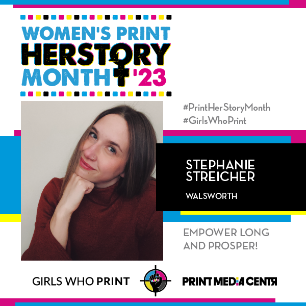 #PrintHERStoryMonth 2023: Meet Stephanie Streicher, Walsworth

Print has been a passion of mine for as long as I can remember, but becoming an educator has been the most compelling and rewarding part.

Read more: ow.ly/vhCE50NjJNj

#girlswhoprint #womenshistorymonth