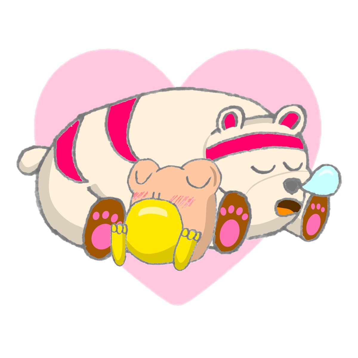 Slippy__bot's tweet image. 今日は「星のカービィ 夢の泉の物語」30周年みたいだねー！
ついでにボクの誕生日だから祝ってね？

……って、昨日言ったのにグリゾーってばっ
で、でもっ……いつも側に居てくれるしあ、ありがとね…///
お礼に、ボクも一緒にお昼寝してあげる…///