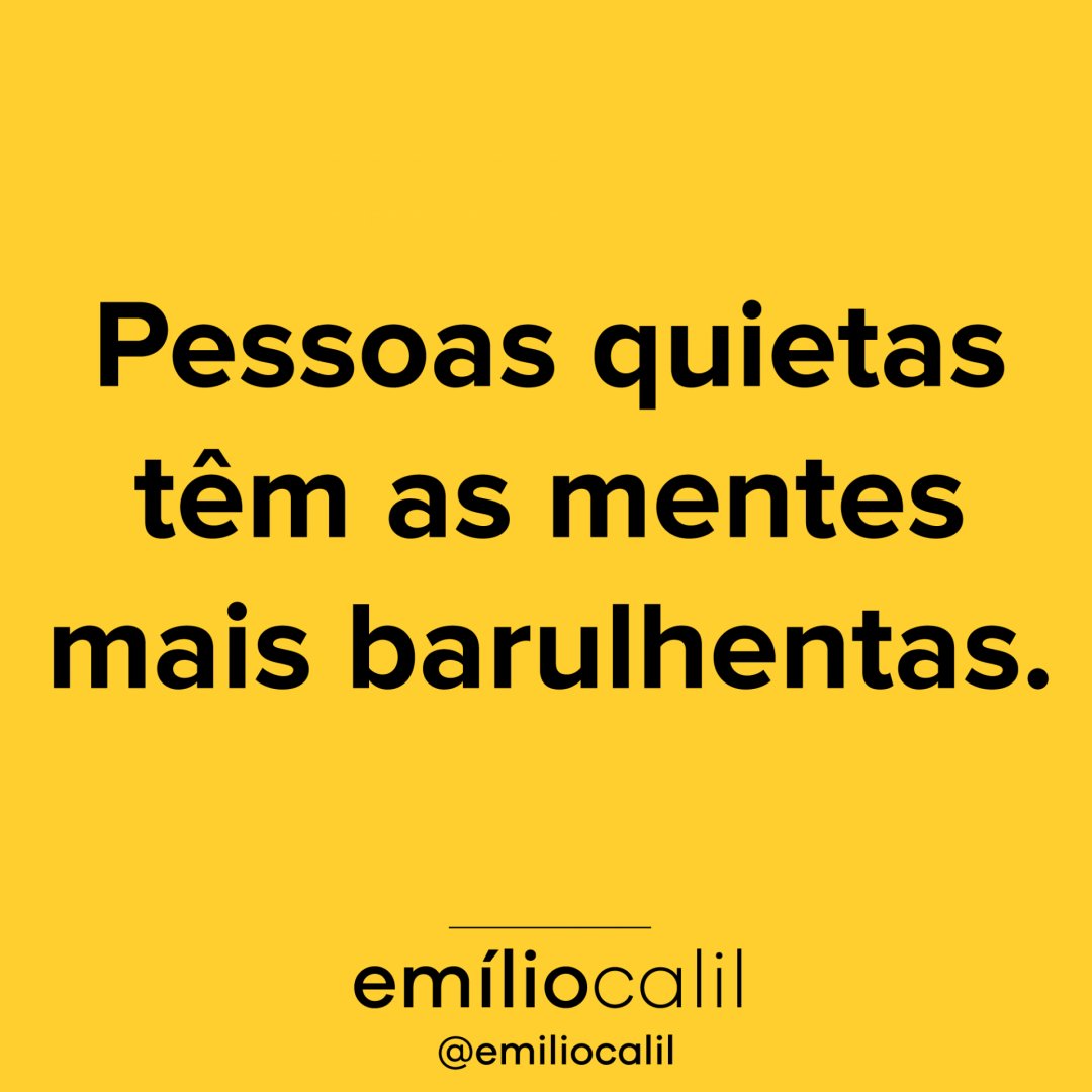 emiliocalil's tweet image. Concorda?

#introvertido #quieto #criatividade #foco #inspiração